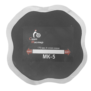 Латка для покрышек  Скат Мастер диагональная МК-5  170 мм., 4 слоя, (10 шт. в пачке)