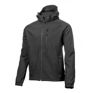 Куртка HOEGERT DITTER SOFTSHELL с капюшоном (HT5K260-M), черная, р.M/50