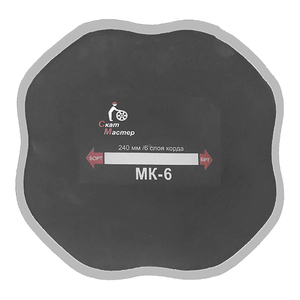 Латка для покрышек  Скат Мастер диагональная МК-6  240 мм., 6 слоев, (5 шт. в пачке)