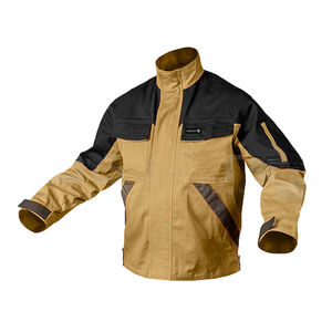 Куртка рабочая HOEGERT бежевого цвета с черным размер M