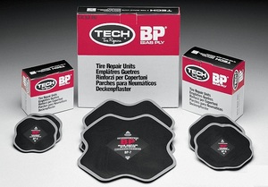 Латка для покрышек TECH BP-3 100*100мм (603BK) для диагональных шин 