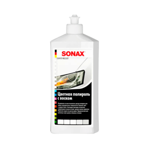 Цветной полироль с воском (белый) SONAX NanoPro 0.5L