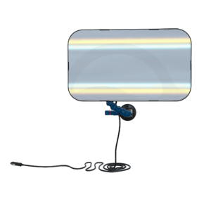 Лампа рихтовщика на присоске, 4 полосы (2 тёплые, 2 холодные с регулировкой яркости) 1PDR