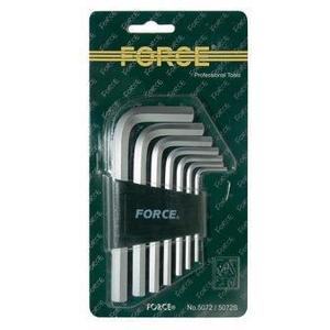 Набор шестигр. Г-обр. дюйм FORCE 7пр. 3/32 - 3/8