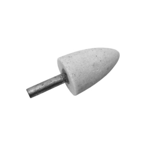 Абразив камень "конус" мелкозернистый D 24мм L 39мм (Китай)