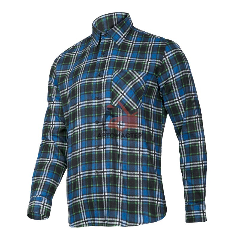 Рубашка рабочая LAHTI PRO сине-черная XL