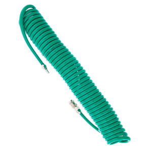 Шланг спиральный HANS зеленый 15м 8*12мм  толстый