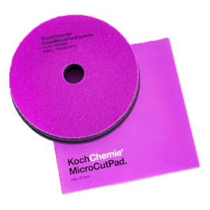 Губка полировальная Koch Chemie Micro  Cut Pad, сиреневая Ø 150 x 23 мм. 