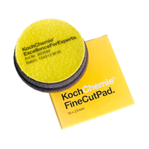 Губка полировальная Koch Chemie Fine Cut Pad, желтая Ø 76 x 23 мм. 