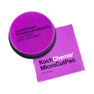 Губка полировальная Koch Chemie Micro  Cut Pad, сиреневая Ø 76 x 23 мм. 