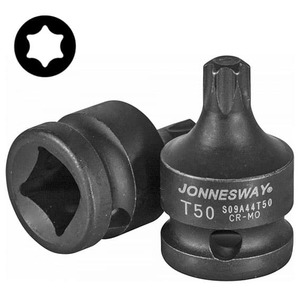 Ударная вставка имбус 3/8 torx (6 лучей) JONNESWAY T20, L38mm 