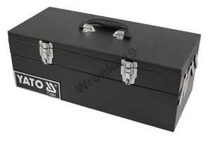 Ящик для инструмента металл. YATO 460*200*180mm черный