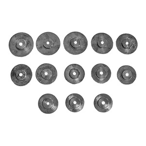 Комплект центровочных шайб дископравного стенда Фаворит 40 пр. 54,1-112,1 мм.