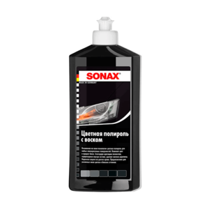 Цветной полироль с воском (черный) SONAX NanoPro 0.5L