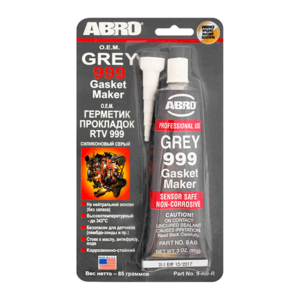 Герметик ABRO 85гр GREY 999 (серый) 343гр