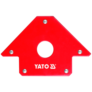 Сварочный держатель магнитный YATO 102x155x17 мм. 45°, 90°, 135°