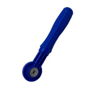Ролик-раскатка 40х6 мм с подшипником АВТОМАСТЕР пластиковый (синий)