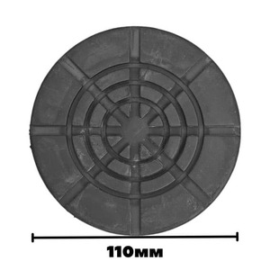 Подушка резиновая для домкрата Ø110 мм круглая (с кордом)