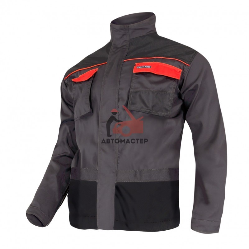 Куртка рабочая LAHTI PRO серо-черная XL/56