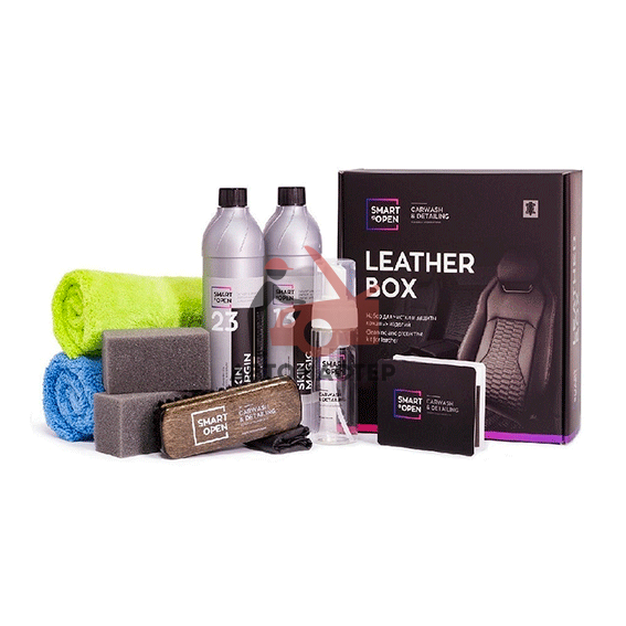 Набор для чистки и защиты кожаных изделий SMART LEATHER BOX