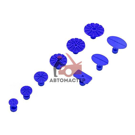 Клеевые адаптеры для удаления вмятин (9 синих) FORSAGE